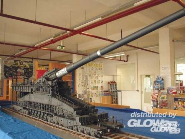 Dora Geschütz 80 cm Kanone (E) Maßstab: 1:35